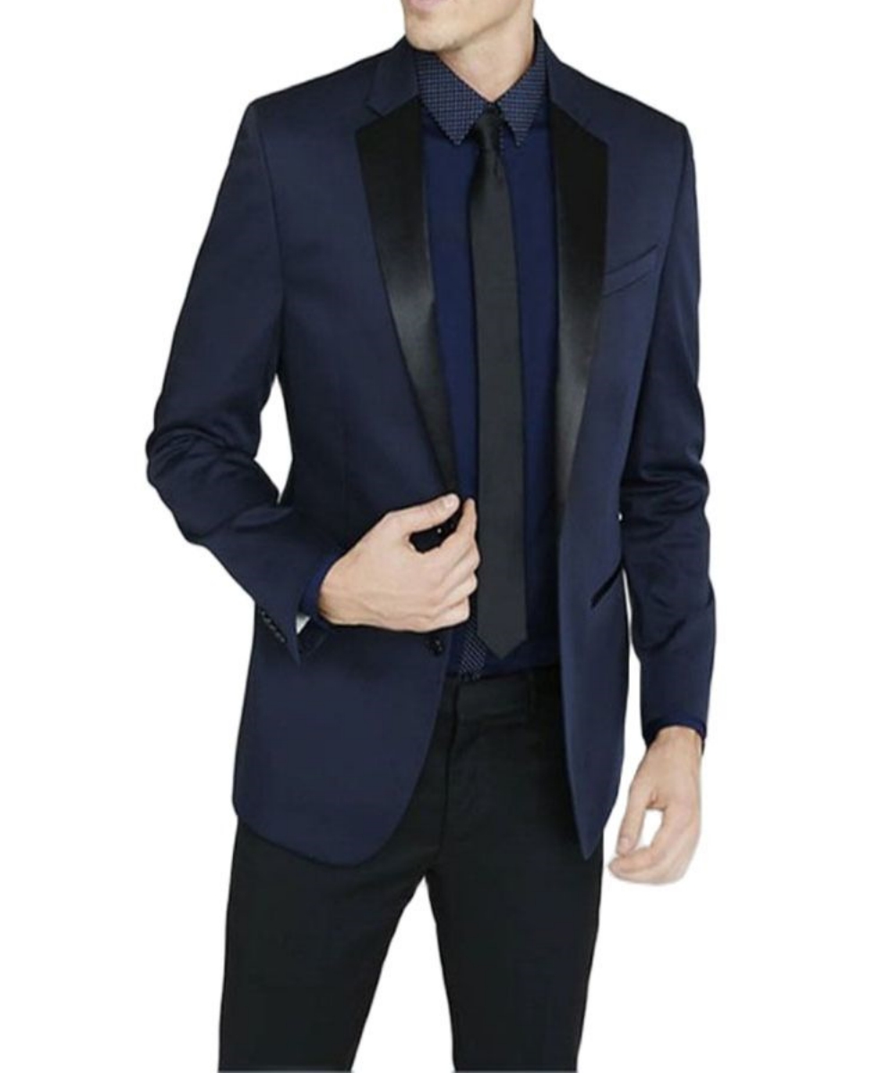 Men'S Formal Wear Ties - ใหม่ล่าสุดเจ้าบ่าว Notch สีดําปกเจ้าบ่าว Tuxedo Center Vent