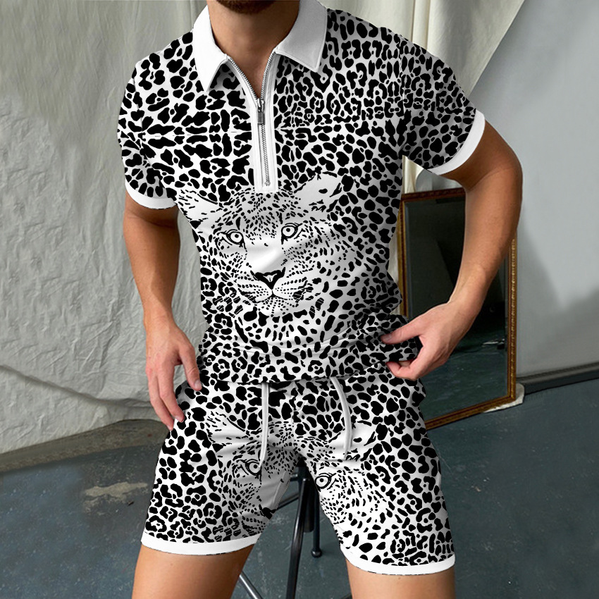 ชุดเสื้อโปโลแขนสั้นผู้ชายพิมพ์ - Men'S Formal Beach Wear บทวิจารณ์และราคา