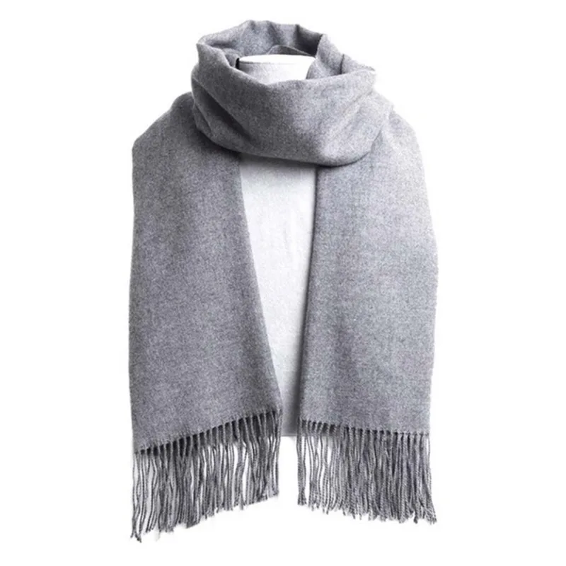ผ้าพันคอไหมแคชเมียร์เทียมสีพื้ - Men Formal Wear With Scarf บทวิจารณ์และราคา