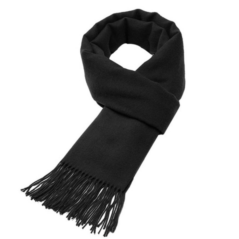ผ้าพันคอไหมแคชเมียร์เทียมสีพื้ - Men Formal Wear With Scarf บทวิจารณ์และราคา