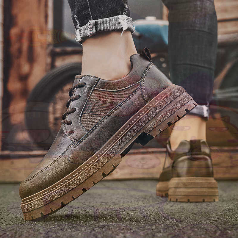 Dark Natural หนังแฟชั่น Traine - Formal Men Daily Wear Slippers บทวิจารณ์และราคา