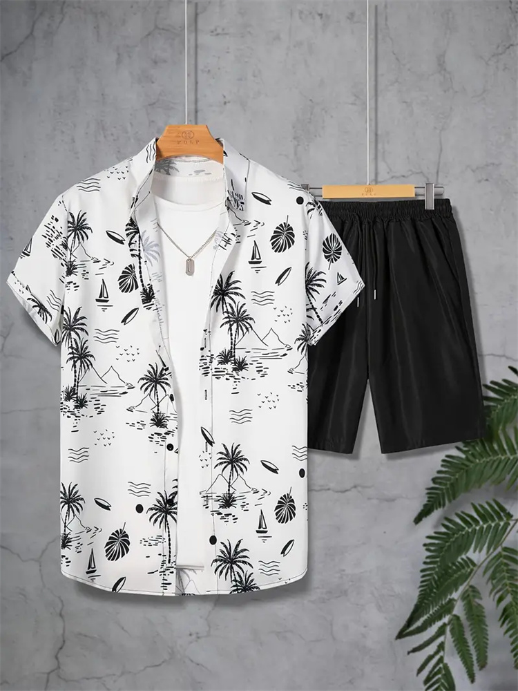 แฟชั่นฤดูร้อนใหม่ฮาวายผู้ชายชุ - Men'S Formal Beach Wear บทวิจารณ์และราคา