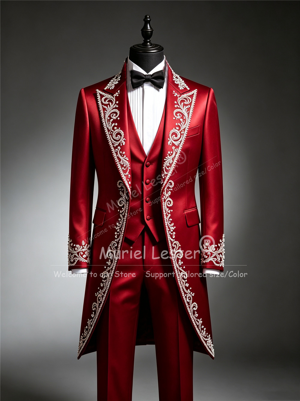 ชุดทักซิโด้ประดับคริสตัลสุดหรู - Men Formal Wear Clothes บทวิจารณ์และราคา