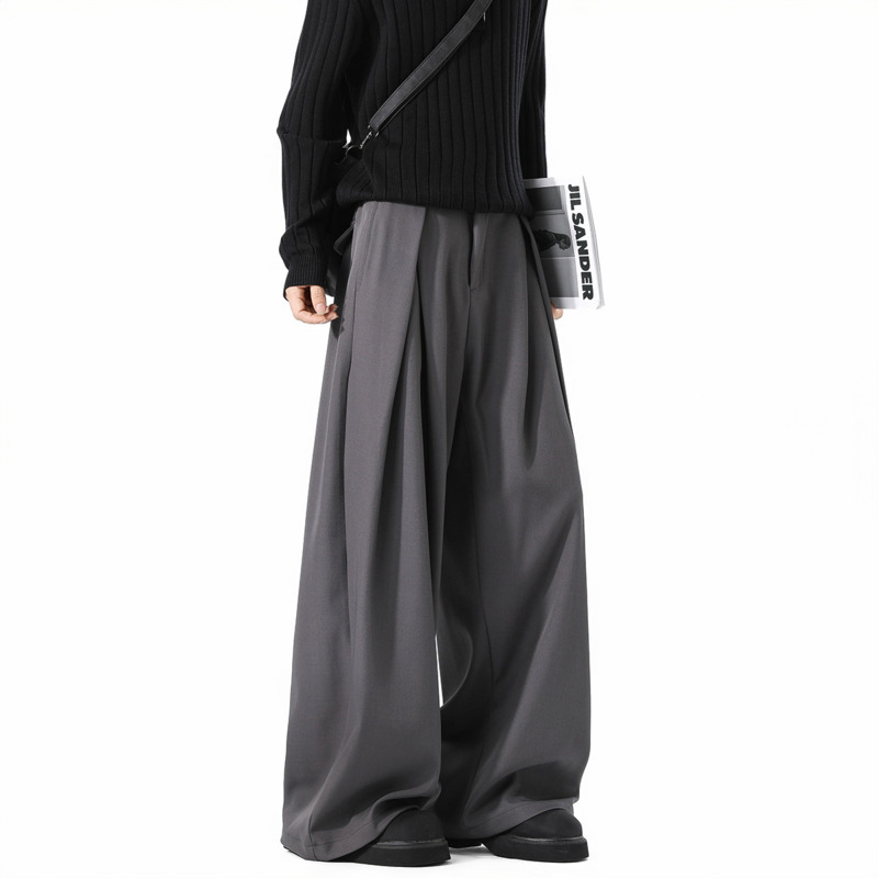 กางเกงสูทผู้ชายทรงโอเวอร์ไซส์  - Korean Men Formal Wear บทวิจารณ์และราคา