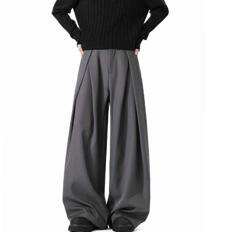 กางเกงสูทผู้ชายทรงโอเวอร์ไซส์  - Korean Men Formal Wear บทวิจารณ์และราคา