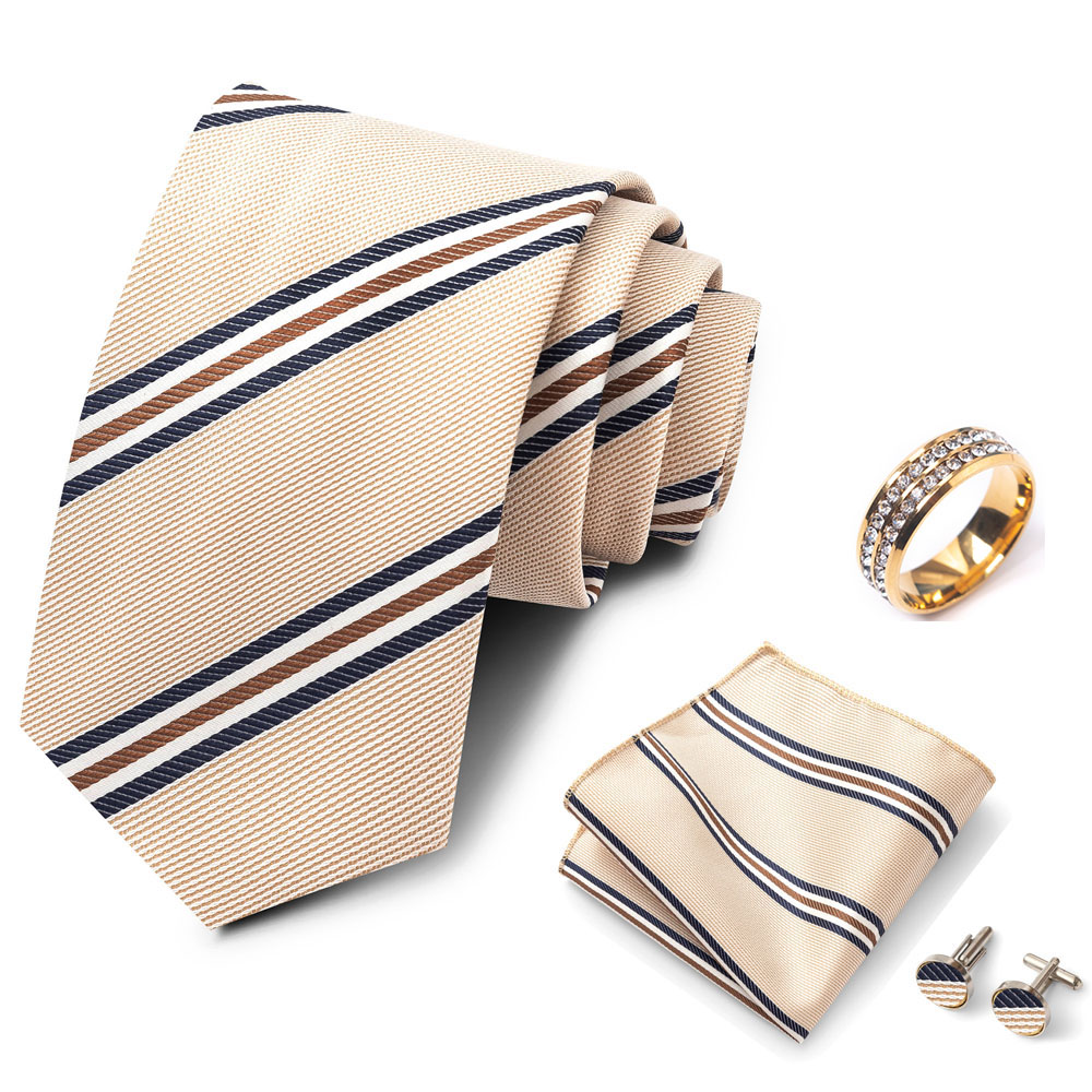 ชุดเนคไทลายทางสำหรับผู้ชาย ดีไ - Men'S Formal Wear Ties บทวิจารณ์และราคา