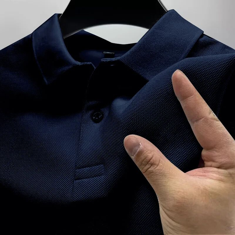 เสื้อโปโลลำลองผู้ชาย สีดำ พิมพ - Men'S Formal Beach Wear บทวิจารณ์และราคา