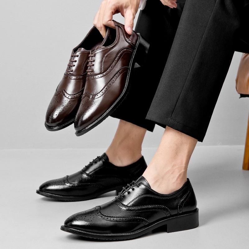รองเท้าหนังทรงคลาสสิกสำหรับผู้ - Men Formal Wear For Summer บทวิจารณ์และราคา