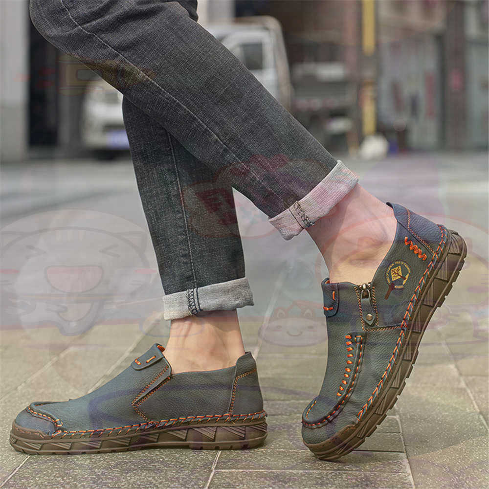 ตัวเลขขนาดเล็กขับรถรองเท้าผ้าใ - Formal Men Daily Wear Slippers บทวิจารณ์และราคา